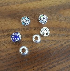 Slide bracelet charms